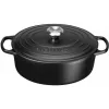 Le Creuset Signature Oval Roaster 31 cm Black Enamelled Cast Iron (4.7L)
