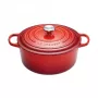 Le Creuset Signature Round Roaster 30cm Cherry Red Enameled Cast Iron 7.5L