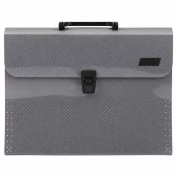 LEAN 31033 Expandable Document Organizer A4 13 Compartments Grey