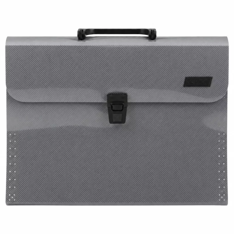 LEAN 31033 Expandable Document Organizer A4 13 Compartments Grey