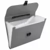 LEAN 31033 Expandable Document Organizer A4 13 Compartments Grey