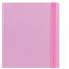 LEAN A4 Document Folder with Elastic Band, Hard Cover, Pink, 4.5 cm Spine
