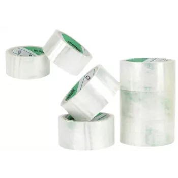 LEAN Acrylic Packing Tape Transparent 48mm x 50 Yards