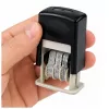 LEAN Automatic Date Stamp Adjustable Office Date Stamp Black