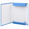 LEAN Blue A4 Office Folder with Elastic Band, 4.5 cm Spine, Laminated Cardboard, 450 Sheet Capacity