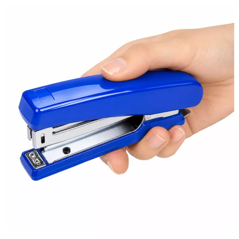 LEAN Blue Plastic Office Stapler Up to 20 Sheets 24/6 Staples