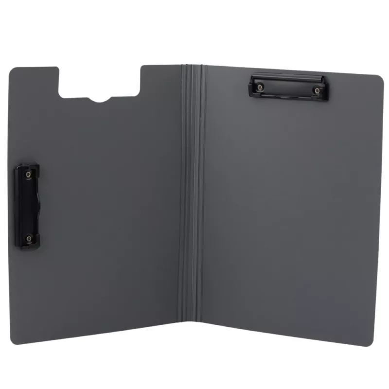 LEAN Board with Cover Two Clips A4 Plastic Green