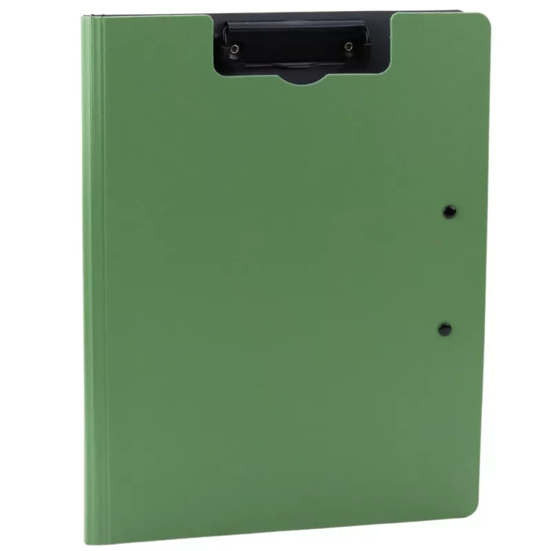 LEAN Board with Cover Two Clips A4 Plastic Green