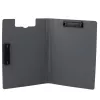 LEAN Board with Cover Two Clips A4 Plastic Light Blue