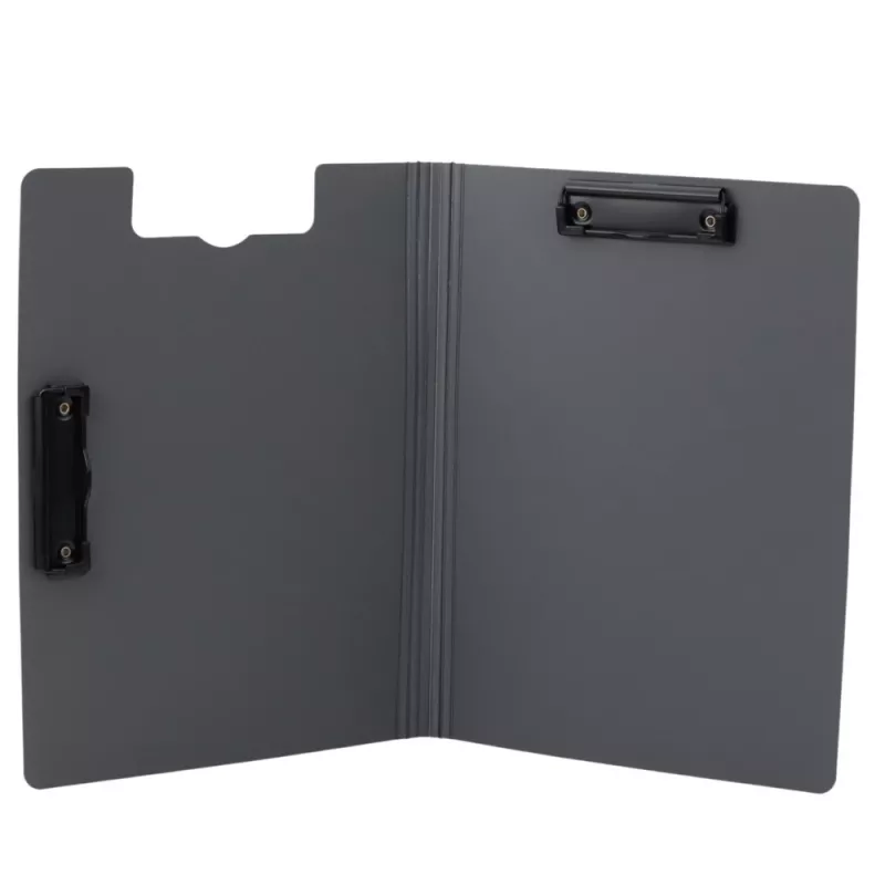 LEAN Board with Cover Two Clips A4 Plastic Light Blue