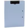 LEAN Board with Cover Two Clips A4 Plastic Light Blue