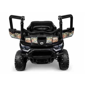 LEAN CARS 24V 4x4 Battery-Powered Ride-On Vehicle GTS2299-H Black