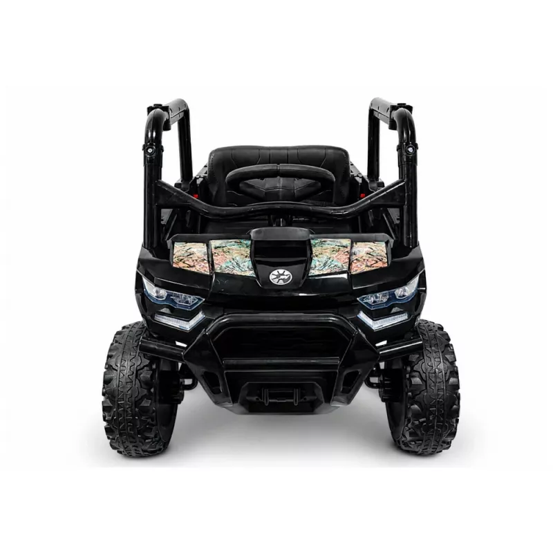 LEAN CARS 24V 4x4 Battery-Powered Ride-On Vehicle GTS2299-H Black