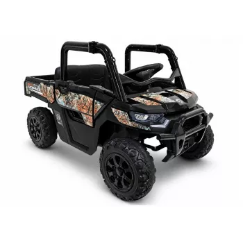 LEAN CARS 24V 4x4 Battery-Powered Ride-On Vehicle GTS2299-H Black