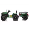LEAN CARS 24V Battery Operated Tractor with Trailer Dark Green - CH9959B