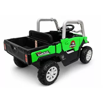 LEAN CARS 4x4 Battery-Powered Ride-On Vehicle GTS2299-H 24V Green