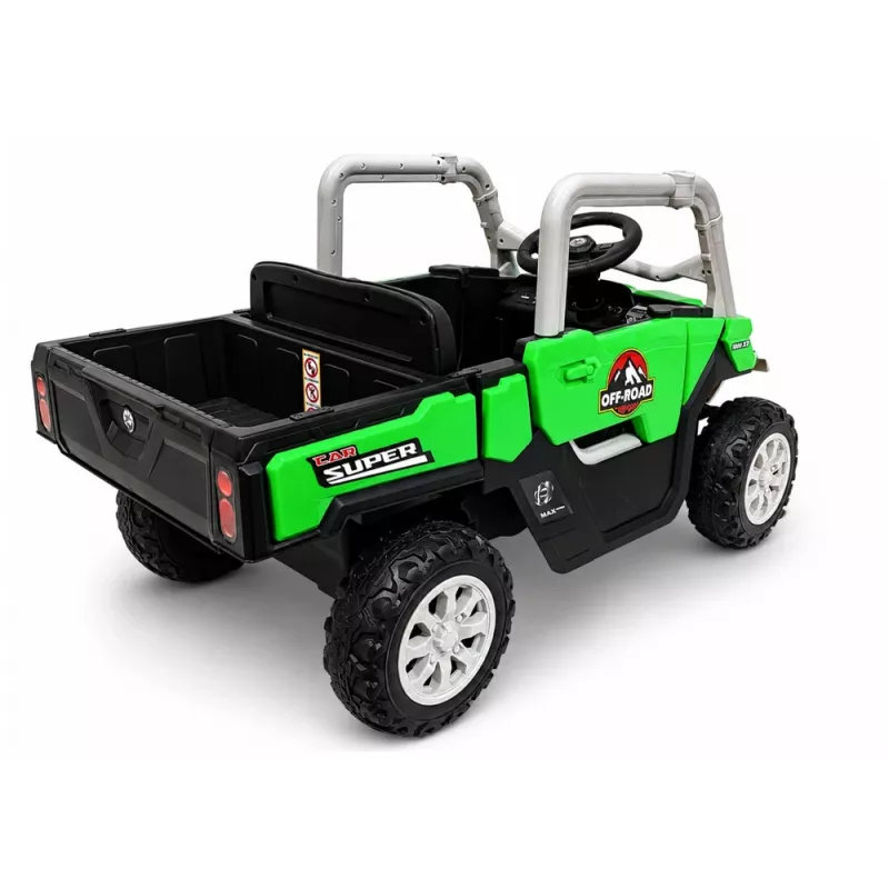 LEAN CARS 4x4 Battery-Powered Ride-On Vehicle GTS2299-H 24V Green