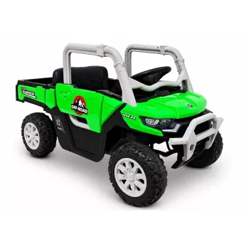 LEAN CARS 4x4 Battery-Powered Ride-On Vehicle GTS2299-H 24V Green