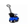 LEAN CARS 614W Toddlers Ride On Push Along with Parent Handle - Blue