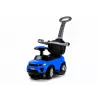 LEAN CARS 614W Toddlers Ride On Push Along with Parent Handle - Blue