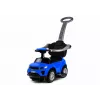 LEAN CARS 614W Toddlers Ride On Push Along with Parent Handle - Blue
