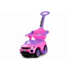 LEAN CARS 614W Toddlers Ride On Push Along with Parent Handle - Pink