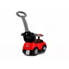 LEAN CARS 614W Toddlers Ride On Push Along with Parent Handle - Red