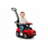 LEAN CARS 614W Toddlers Ride On Push Along with Parent Handle - Red