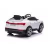 LEAN CARS Audi E-Tron Electric Ride-On Car for Kids White QLS-6688 with LED Lights and MP3 Player