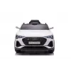 LEAN CARS Audi E-Tron Electric Ride-On Car for Kids White QLS-6688 with LED Lights and MP3 Player