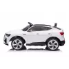 LEAN CARS Audi E-Tron Electric Ride-On Car for Kids White QLS-6688 with LED Lights and MP3 Player