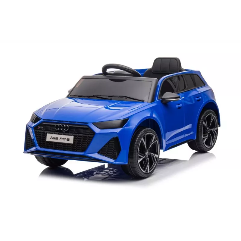 LEAN CARS Audi RS6 BRD-2118 Battery-Powered Vehicle Blue