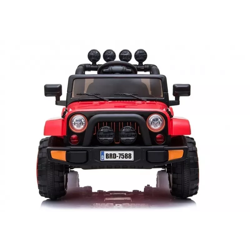 LEAN CARS Battery Car Jeep BRD-7588 Red 4x4 7408