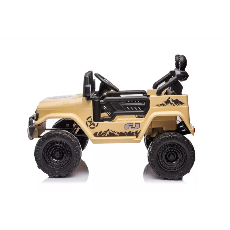 LEAN CARS Battery Car Toyota FJ Khaki 4x4 15765 Lean Toys