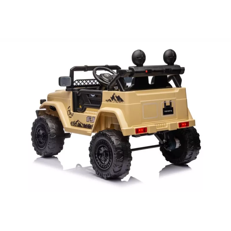 LEAN CARS Battery Car Toyota FJ Khaki 4x4 15765 Lean Toys