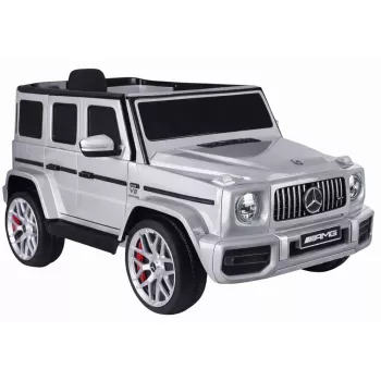 LEAN CARS Battery Operated Car Mercedes G63 S306-1 Silver