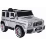 LEAN CARS Battery Operated Car Mercedes G63 S306-1 Silver
