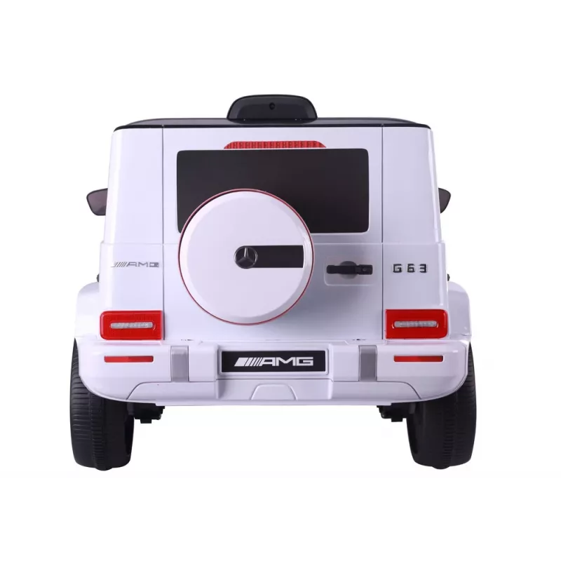 LEAN CARS Battery Operated Car Mercedes G63 S306-1 White