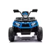 LEAN CARS Battery-Operated Quad ATV 6 Wheels With Trailer JC606 24V 4x4 Blue