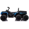 LEAN CARS Battery-Operated Quad ATV 6 Wheels With Trailer JC606 24V 4x4 Blue