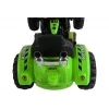 LEAN CARS Battery Operated Tractor with Backcase, Excavator, Green 3404