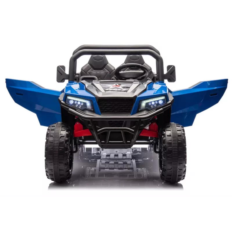LEAN CARS Battery Operated Vehicle 6 Wheels XB-1038A 4x4 24V Blue