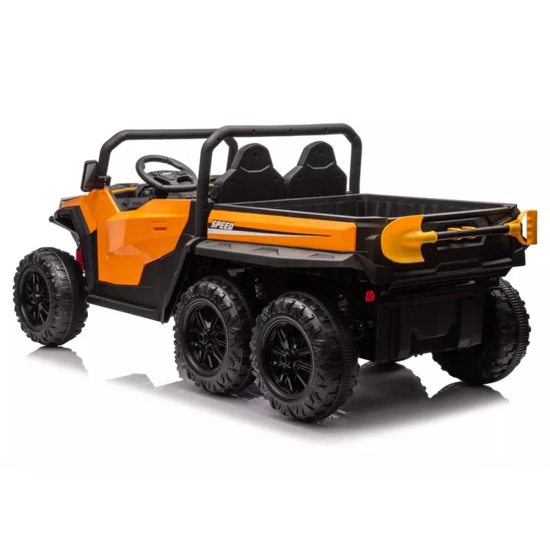LEAN CARS Battery Operated Vehicle 6 Wheels XB-1038A 4x4 24V Orange