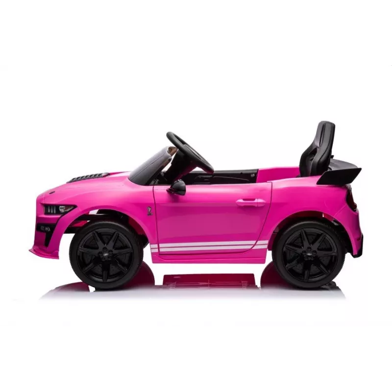 LEAN CARS Battery-Operated Vehicle Ford Mustang GT500 Shelby Pink