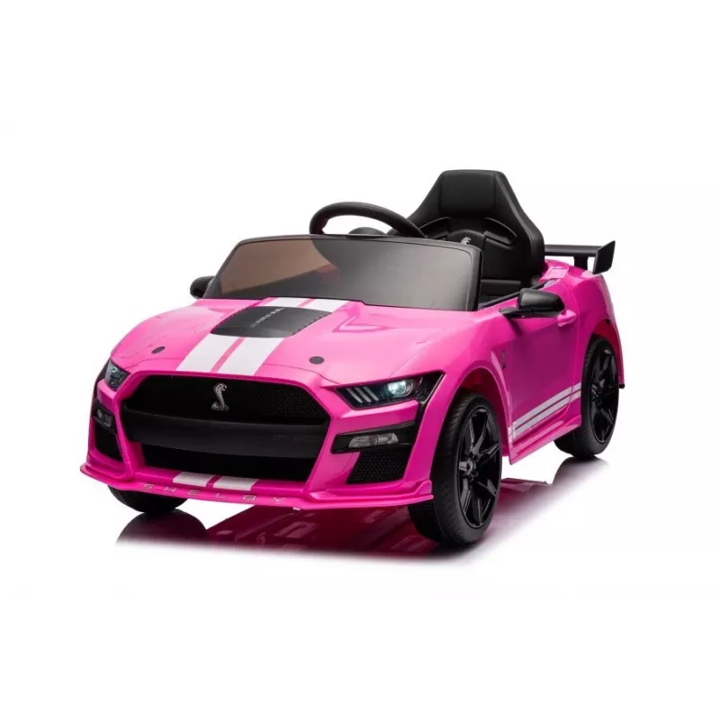 LEAN CARS Battery-Operated Vehicle Ford Mustang GT500 Shelby Pink