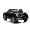 LEAN CARS 12V Bentley Mulsanne Electric Ride-On Car for Kids, Gloss Black, Remote Control, MP3, LED Lights, EVA Wheels, 3-6 Years, Max 30 kg