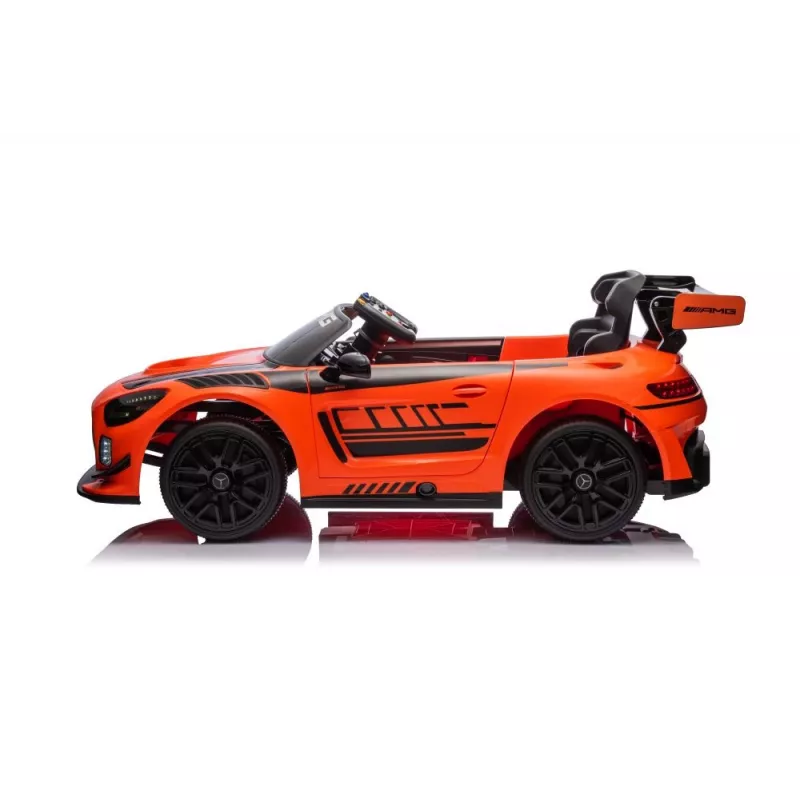 LEAN CARS Battery-Powered Car Mercedes AMG GT3 Orange
