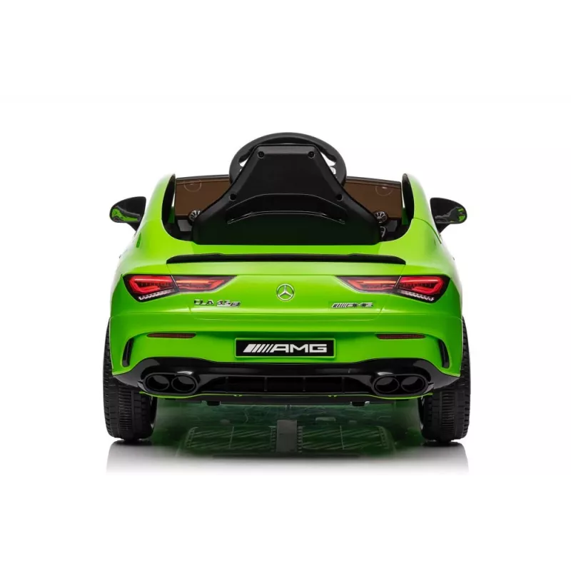 LEAN CARS Battery-Powered Car Mercedes CLA 45s AMG Green 4x4