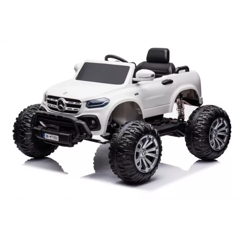 LEAN CARS Battery-Powered Car Mercedes DK-MT950 4x4 White