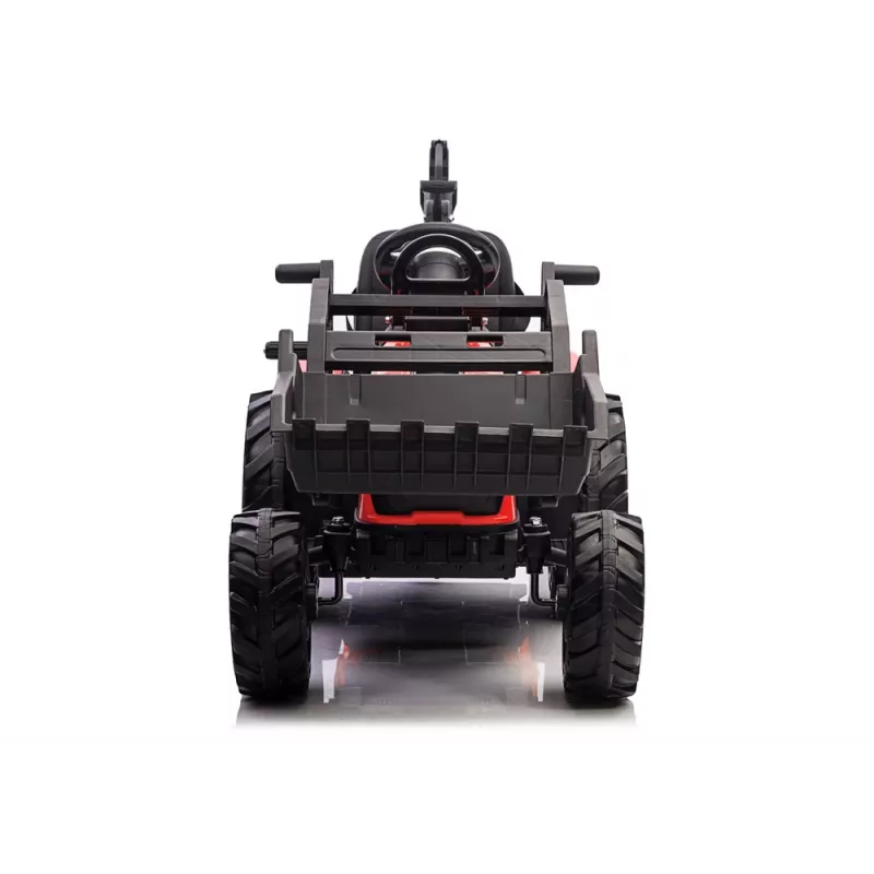 LEAN CARS Battery-Powered Excavator with Trailer SX2068 Red